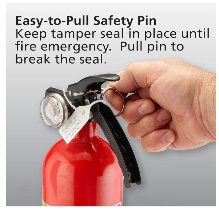 Kidde Fire Extinguisher for Home, 1-A:10-B,Red, 4 Pack with Bracket