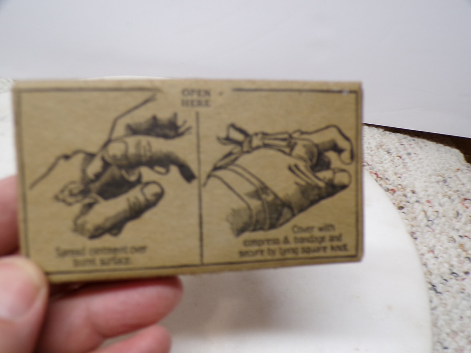 Mine Safety Appliances Co Pittsburgh PA M-S-A First Aid Kit Type D Metal Case