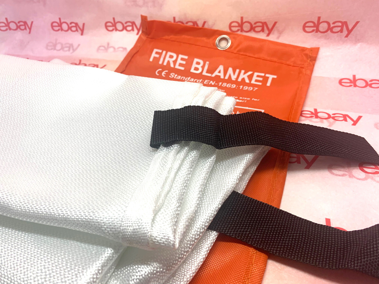 FIRE BLANKET Fiberglass Hero Emergency Home Retardant Prepared 39”x39”, 1mx1m