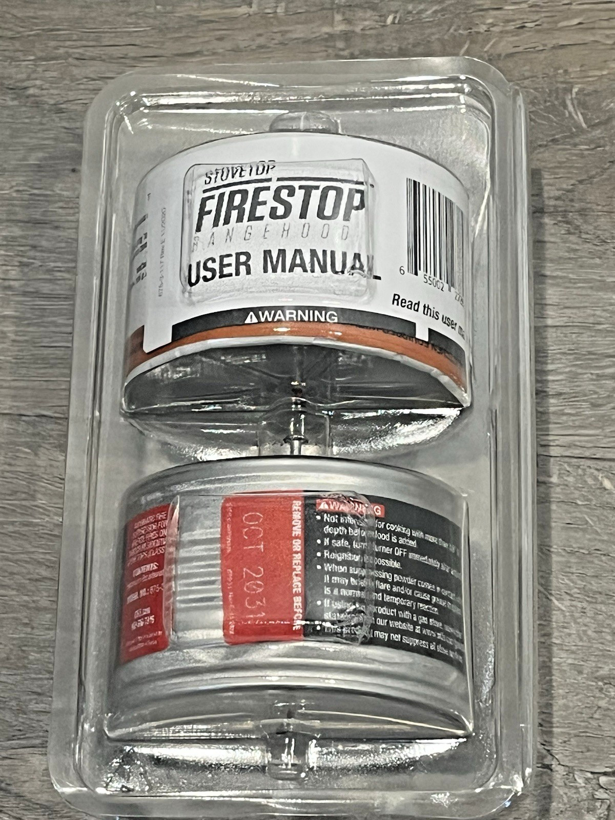 NEW – StoveTop FireStop 675-3D RangeHood Fire Suppressor 2 Pack – April 2031