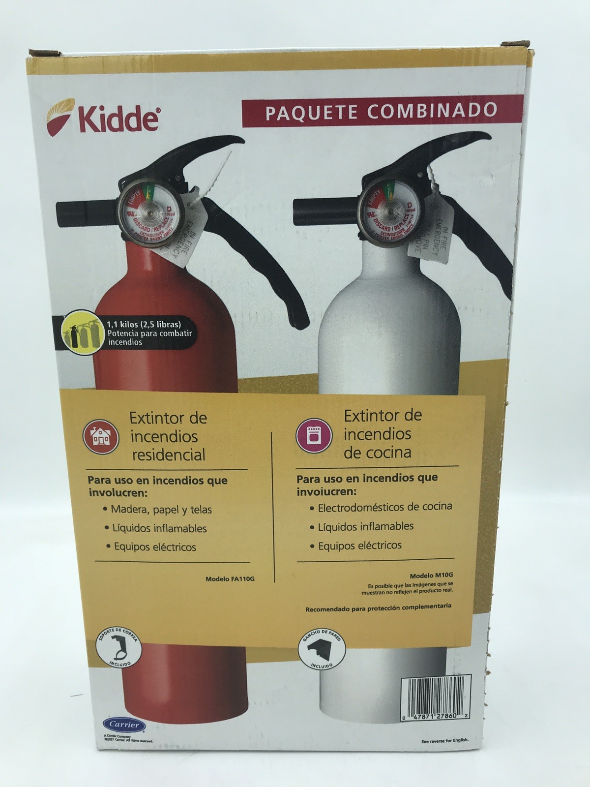 Kidde(2-Pack) 1-A:10-B:C Recreation And 10-B:C Kitchen Fire Extinguisher