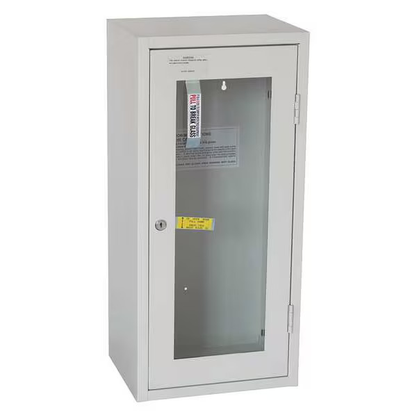 Manufacturer Varies Fire Extinguisher Cabinet, Surface Mount, 25 9/16 in Height,