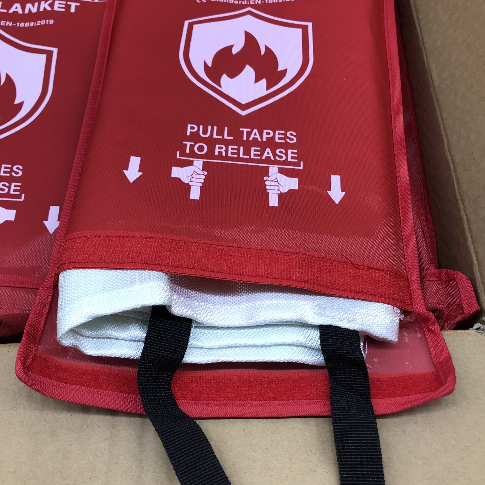 12 Pack Safewayfire Fire Blanket 38″ x 38″ for Home Kitchen Safety Suppression