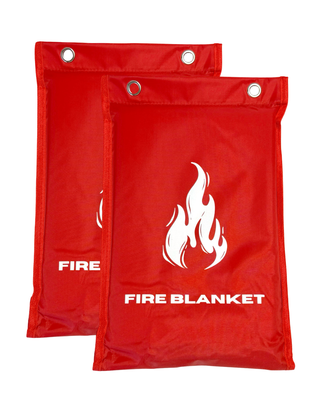 Motivpart Fire Blanket Emergency Survival Kit 2 Pack Size 39″x39″ Safety Blanket