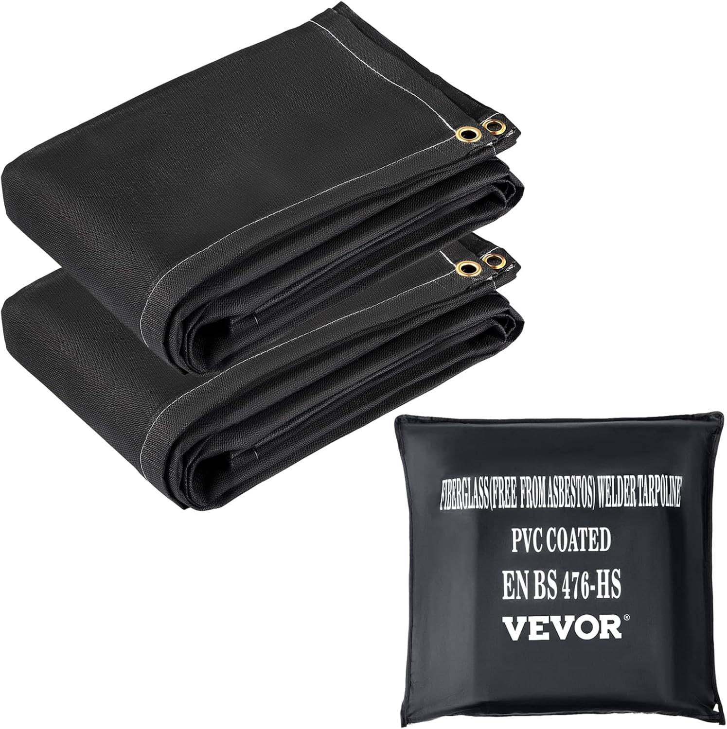 Fire Blankets, 2 Pack Welding Blankets, 8′ X 10′ Fire Suppression Blanket, 1022°