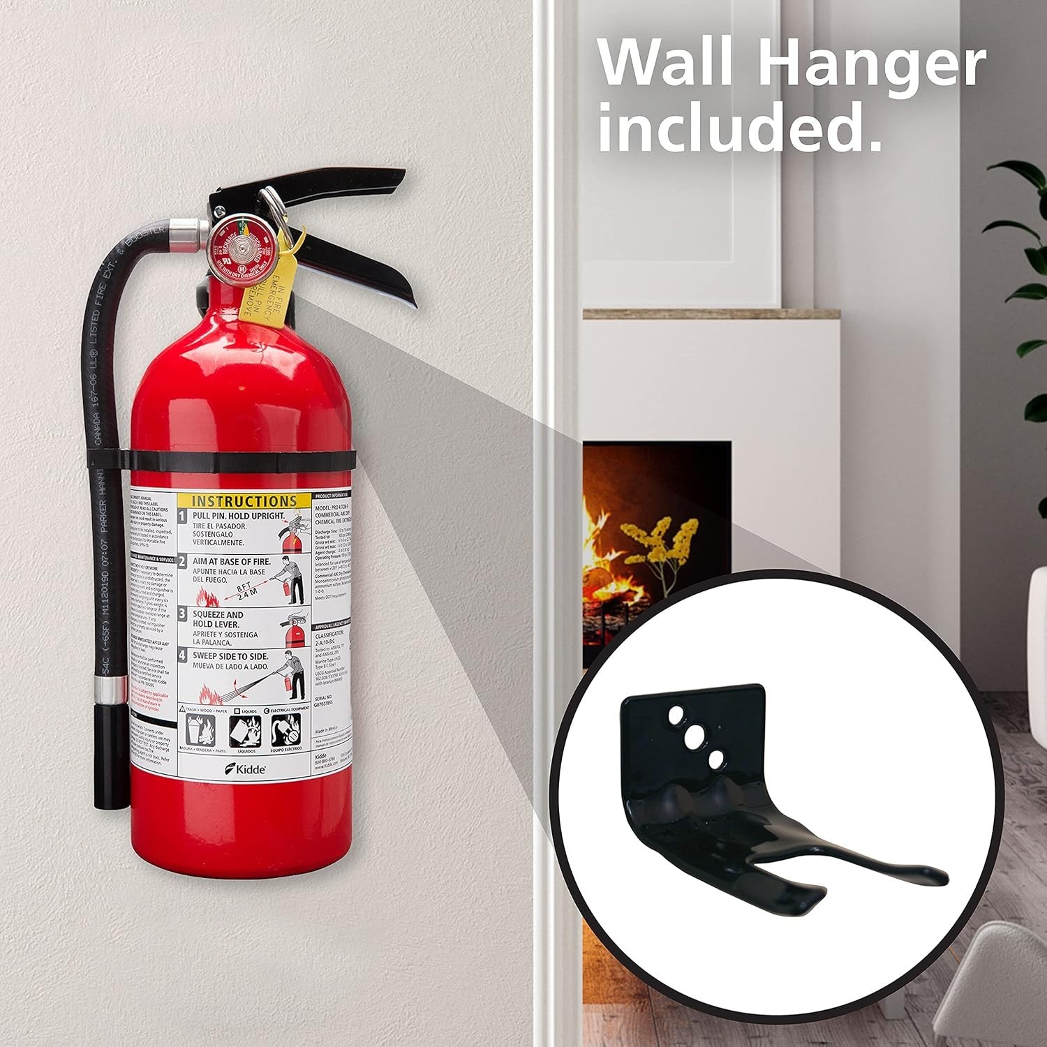 Pro 210 Rechargeable Fire Extinguisher – Lightweight & Effective Home Solution