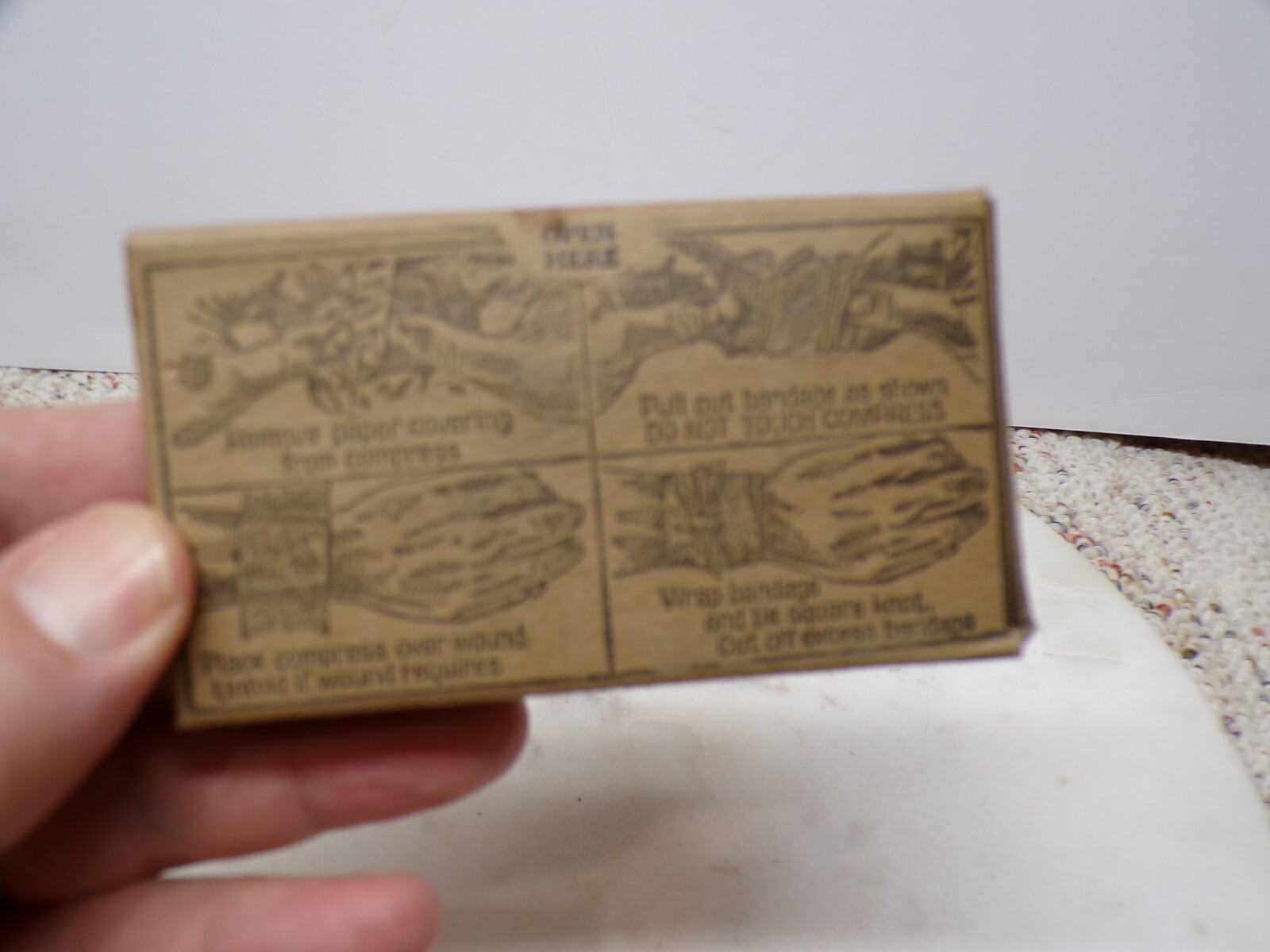 Mine Safety Appliances Co Pittsburgh PA M-S-A First Aid Kit Type D Metal Case