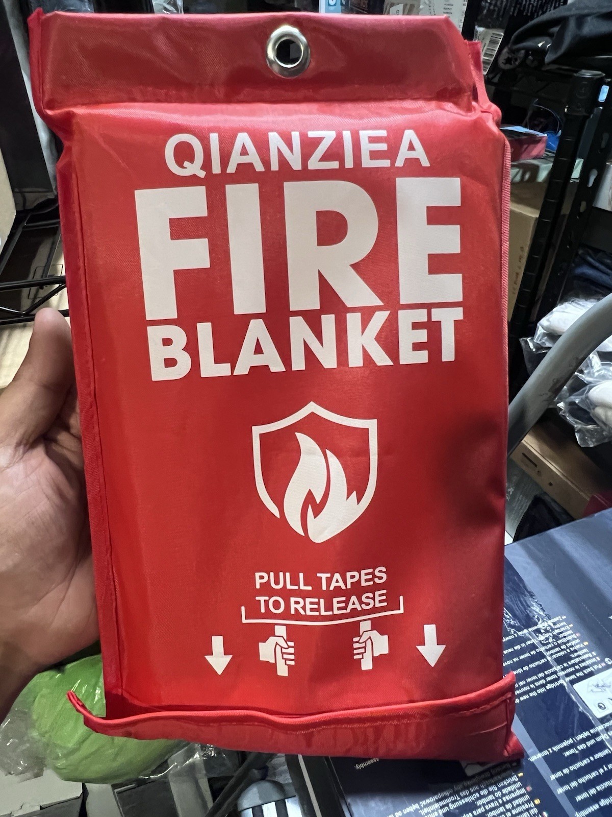 FIRE BLANKET Fiberglass Hero Emergency Home Retardant Prepared 39”x39′