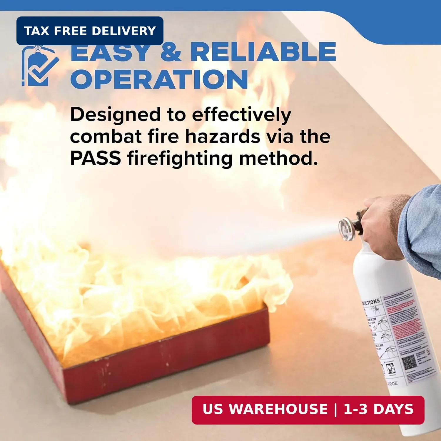 Kidde Fire Extinguisher for Boats, Single-Use 5BC