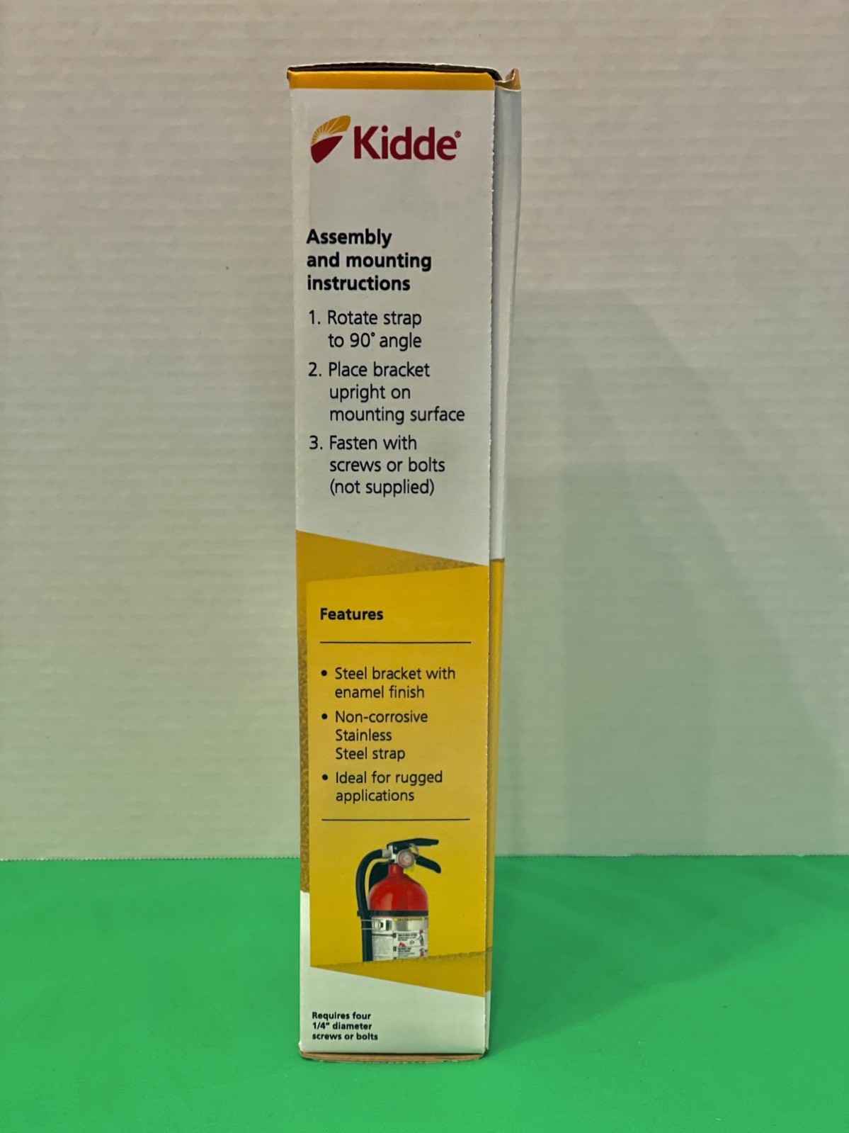 Kidde 21010545 5 lb Multiple Use Fire Extinguisher Retention Bracket SCREWS INCL
