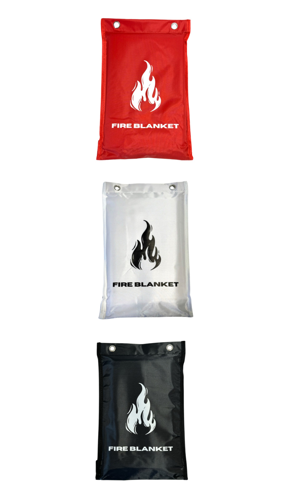 Motivpart Fire Blanket Emergency Survival Kit 2 Pack Size 39″x39″ Safety Blanket