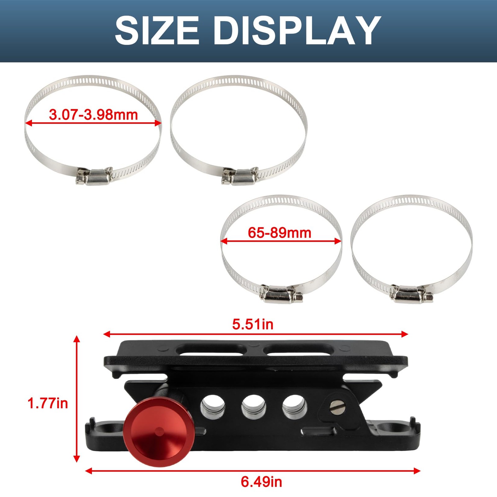 Quick Release UTV Fire Extinguisher Mount Kits Universal for Truck Wrangler J…