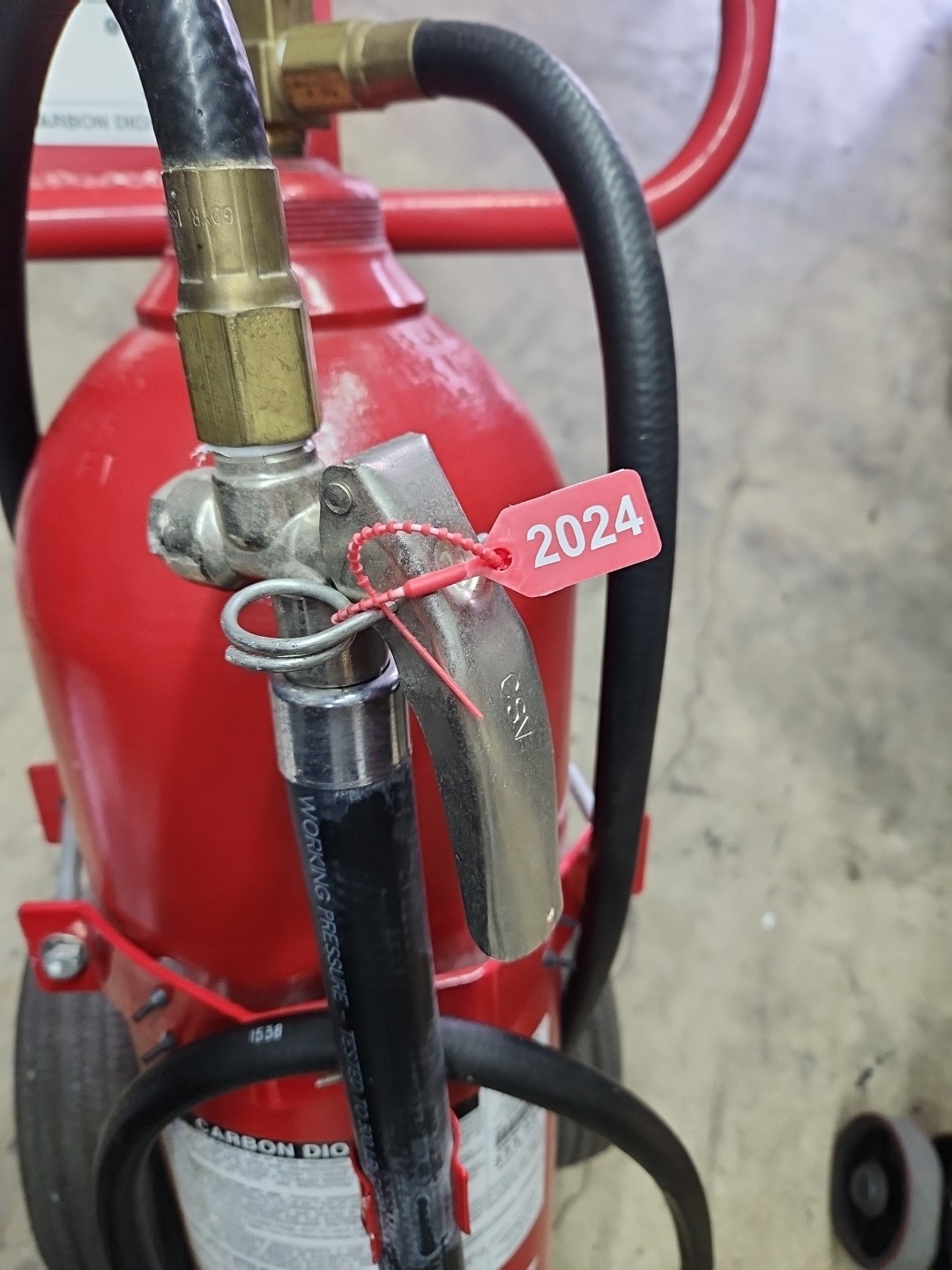 2024 AMEREX 333 50LB Carbon Dioxide Fire Extingisher
