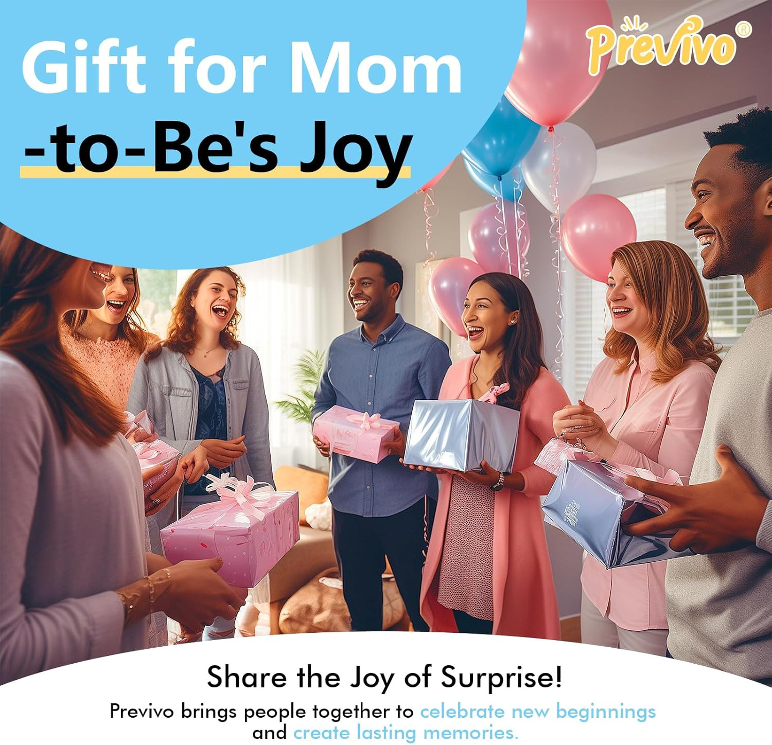 Previvo Reveal Fire Extinguisher Set -Gender Reveal Color Smoke Powder Spray