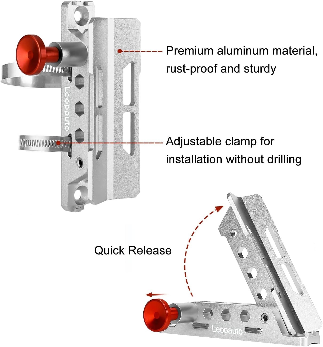 Universal Fire Extinguisher Mount, Aluminum Quick Release Roll Bar Fire Extin…
