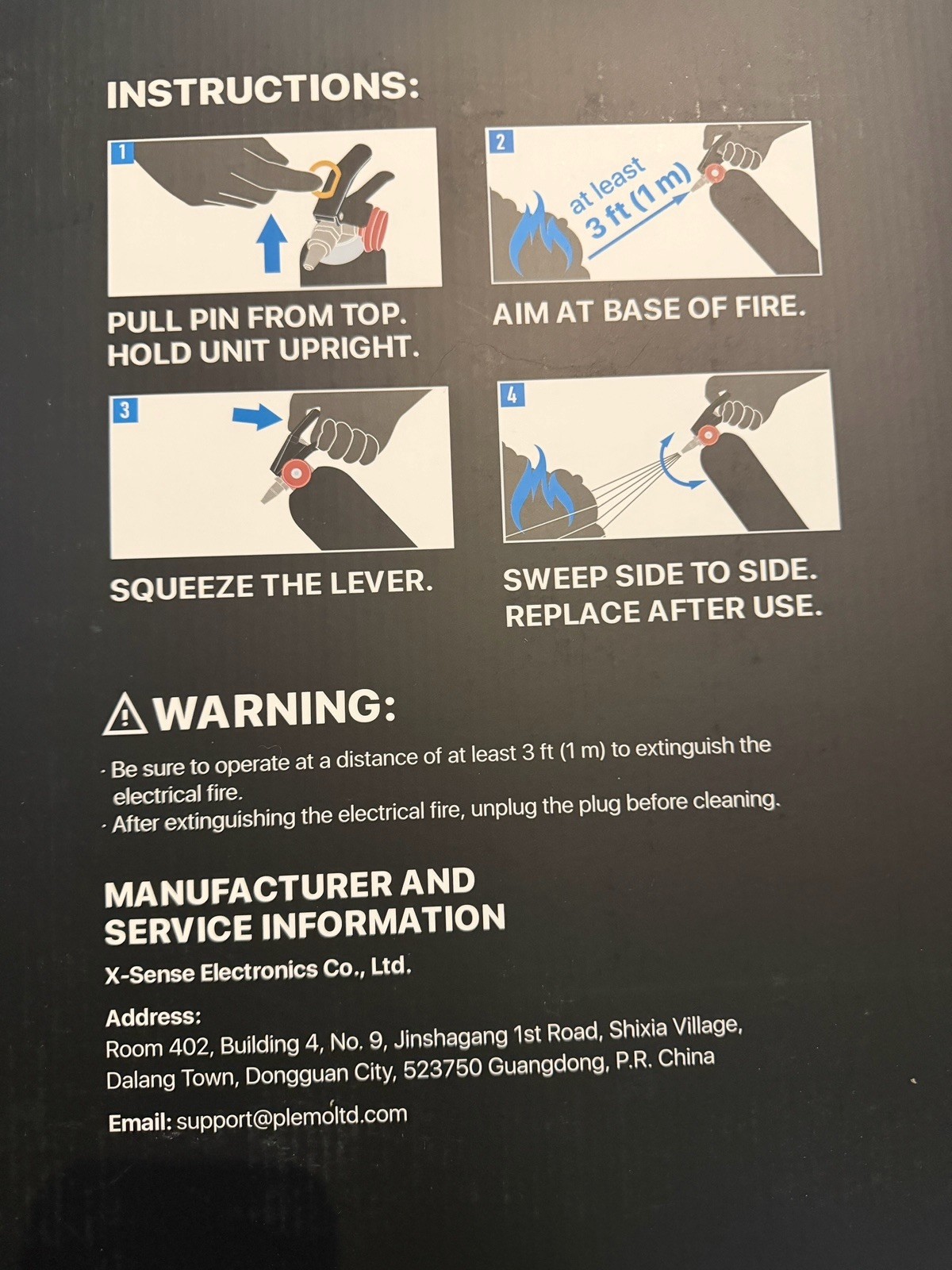 Fire Extinguisher For Home Water-Based with Easy-Grip Quick Release Handle fo…
