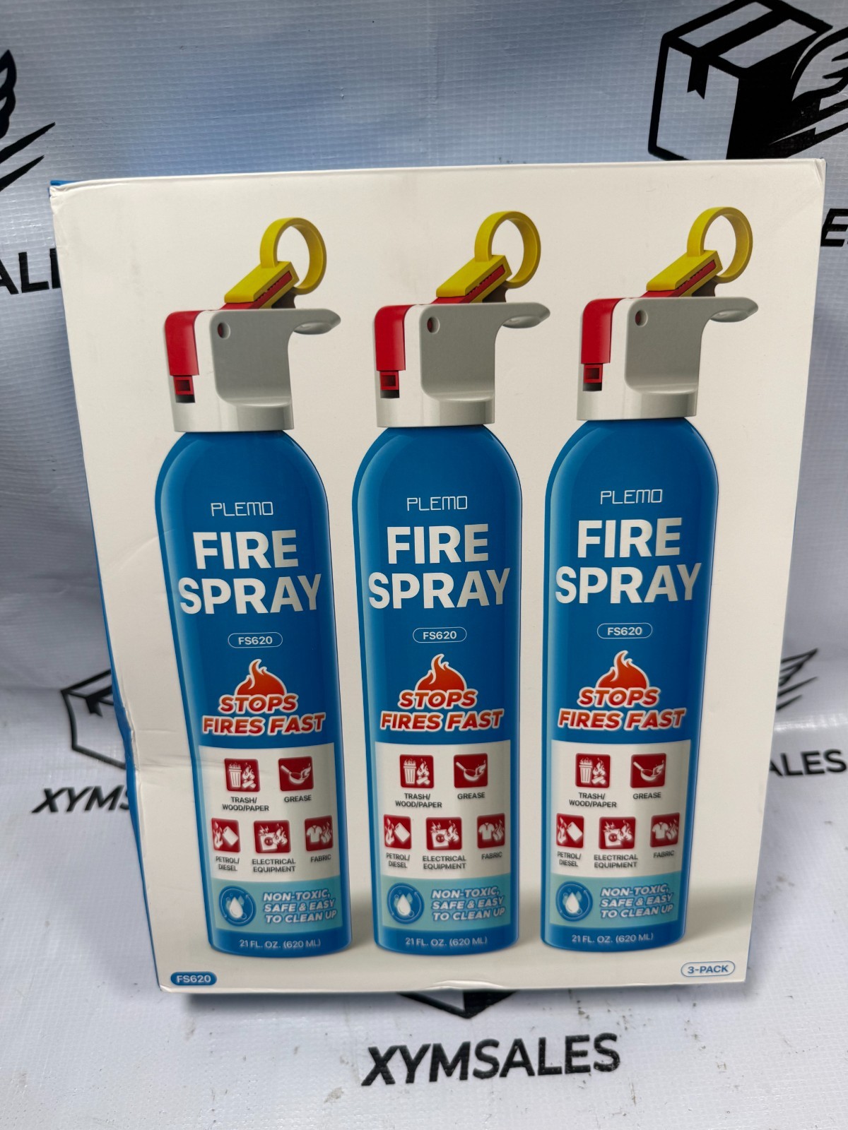 3 pk. Fire Extinguisher for Home, Compact Fire Extinguisher 620ml Fire Spray