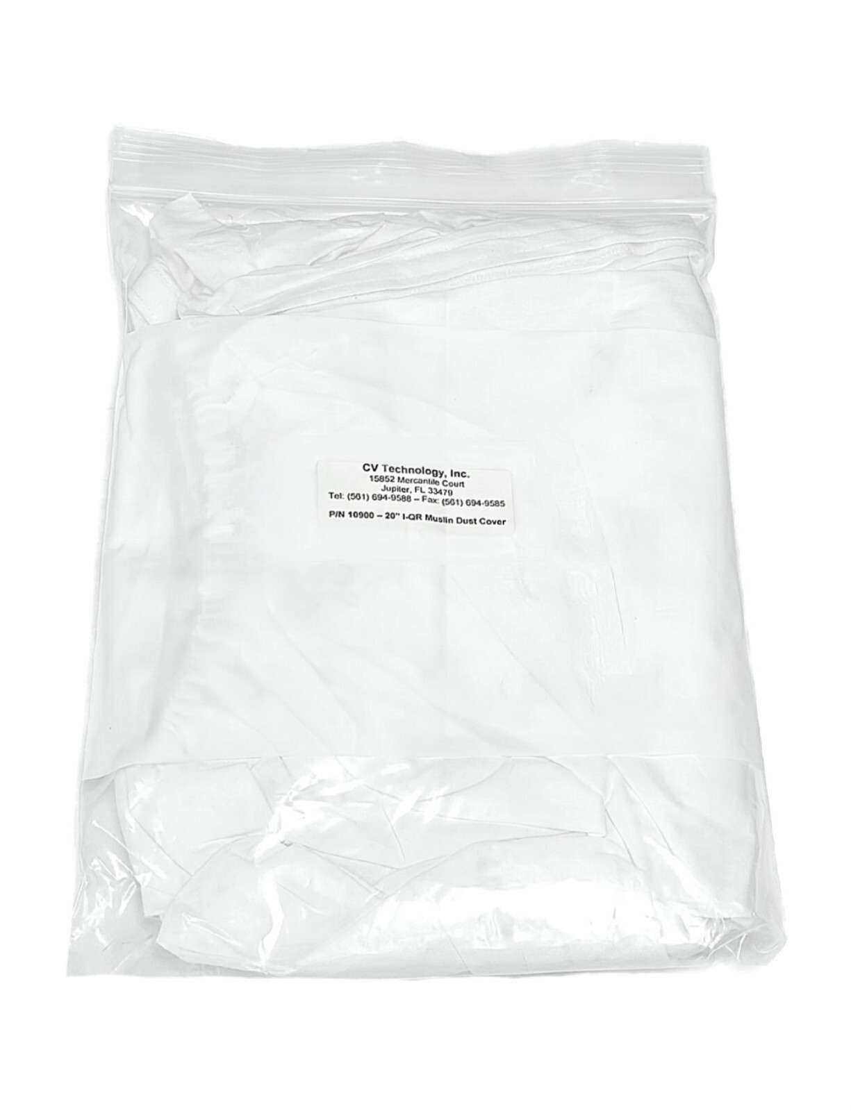 CV Technology Fire Solutions 10900 20″ I-QR Muslin Dust Cover, USA