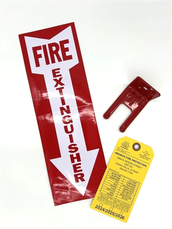 10LB ABC FIRE EXTINGUISHERS (Refurbished) Set of 4