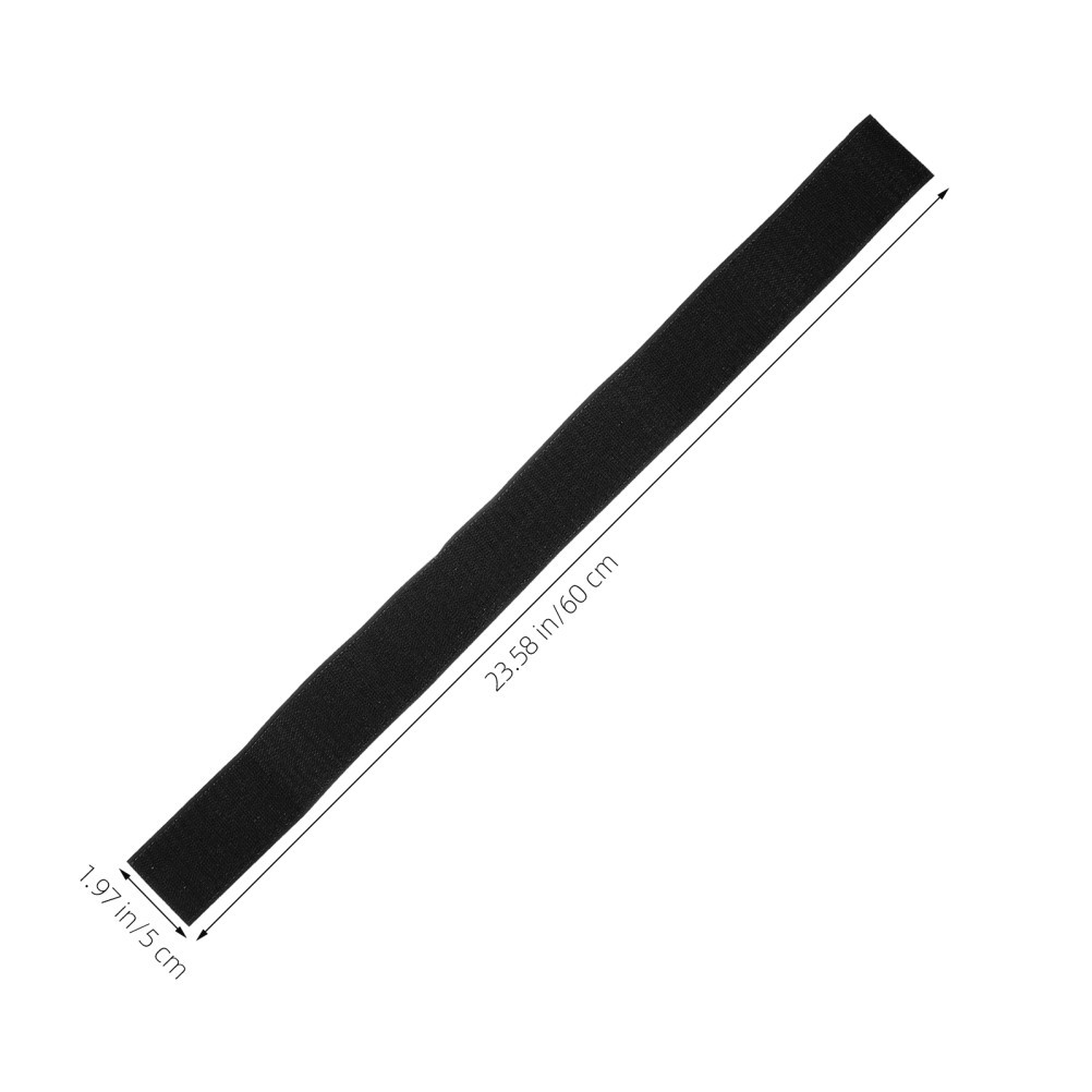 2Pcs Car Fire Extinguisher Fixing Straps Adhesive Reusable Durable Fabric Black