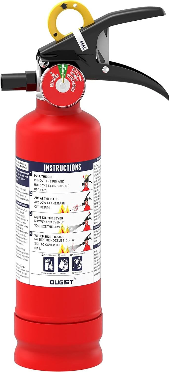 ABC Fire Extinguisher 2.5lb Dry Chemical 1A10BC Rated