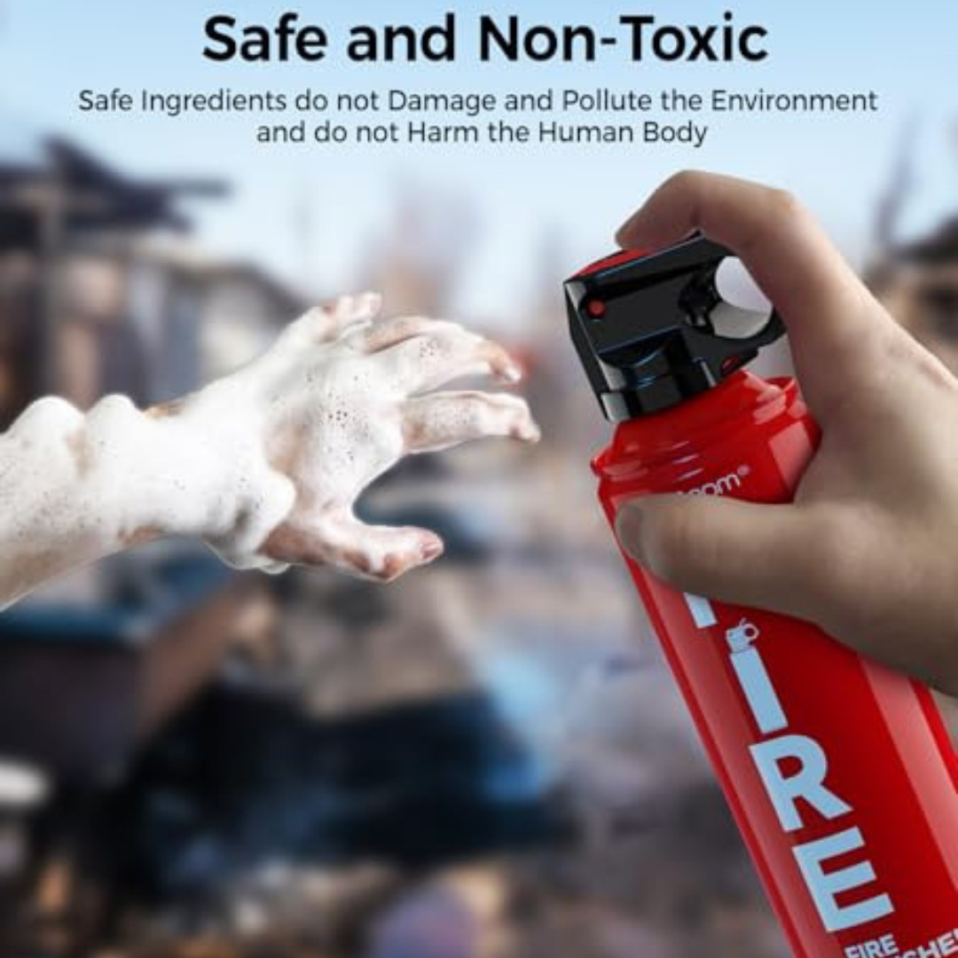 2-3 Pack Fire Extinguisher for Home, Kitchen, Car, and Grill with Mounting