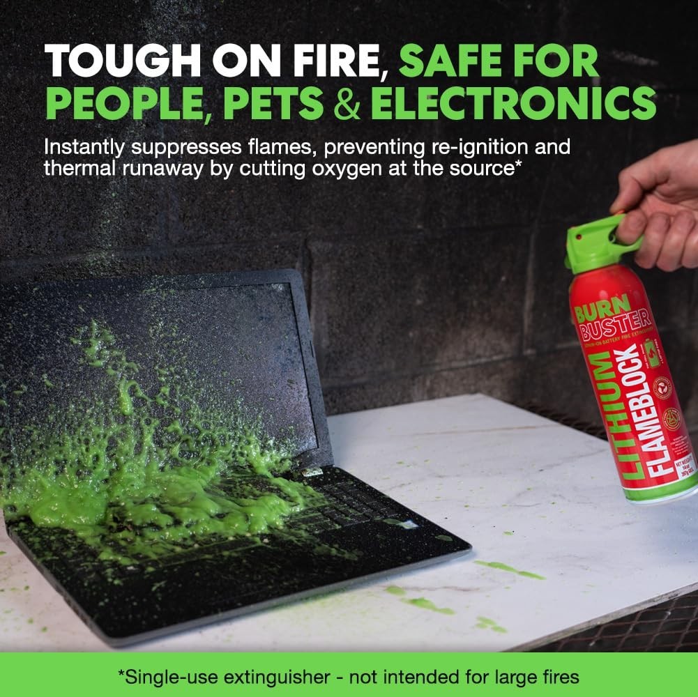 Fire Extinguishing Gel for Battery Fires – Non-Toxic, Eco-Friendly, 14oz Caniste