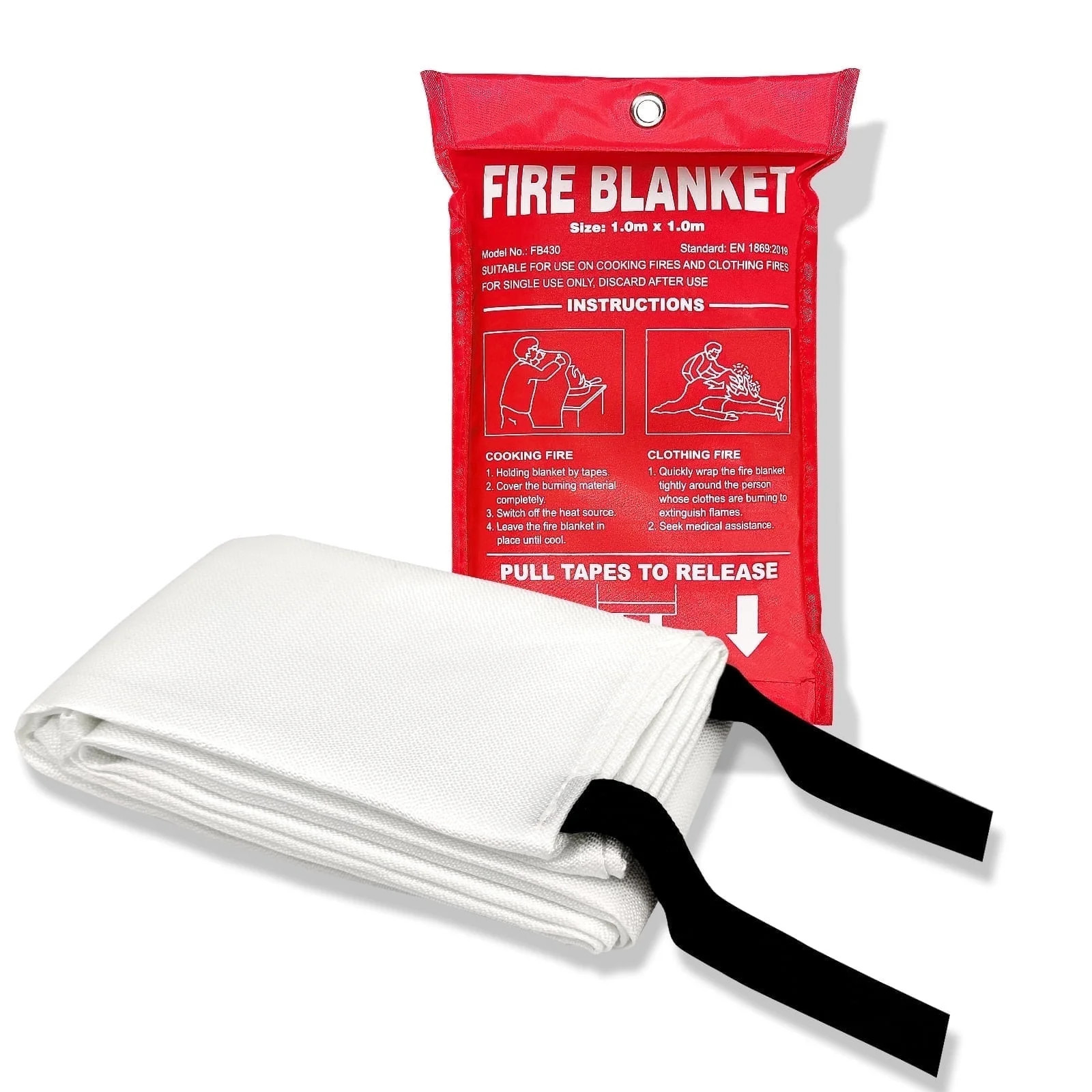 Fiberglass , Fire Suppression Blanket for Emergency Surival,Emergency Blanket wi