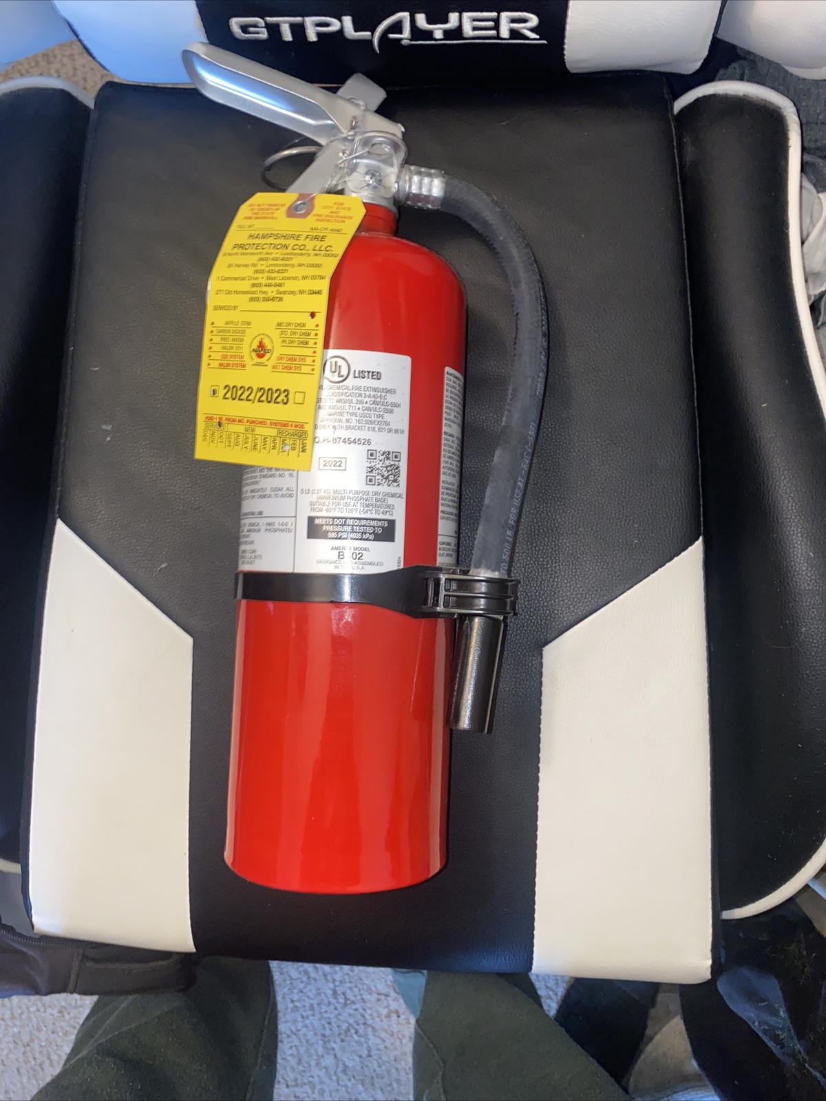 Amerex B402 5lbs ABC Dry Chemical Fire Extinguisher