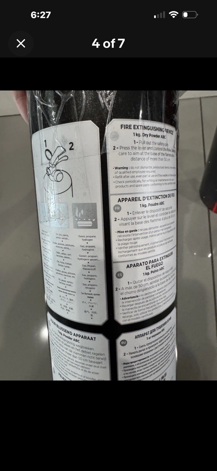 Safe-T Design Fire Extinguisher Porsche 911 992 Fully Functional Extinguisher