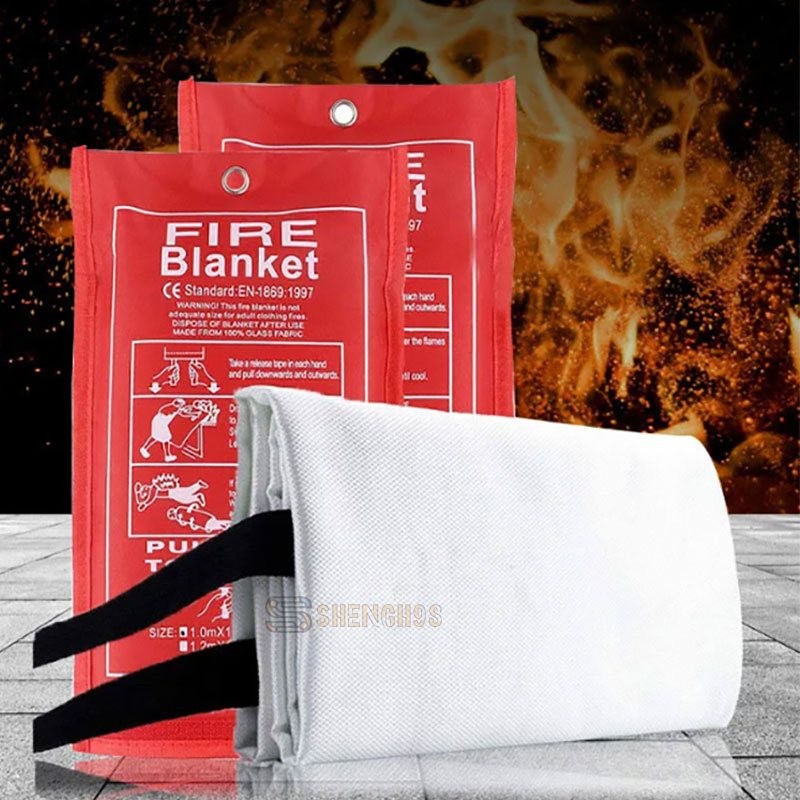 Fire Extinguishing Blanket 2/4/8Pack Fiberglass Emergency Home Retardant 59″x59″