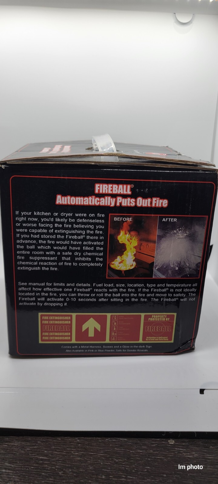 AFG Fire Extinguisher Ball Auto Fire Dry Powder With Support Tool