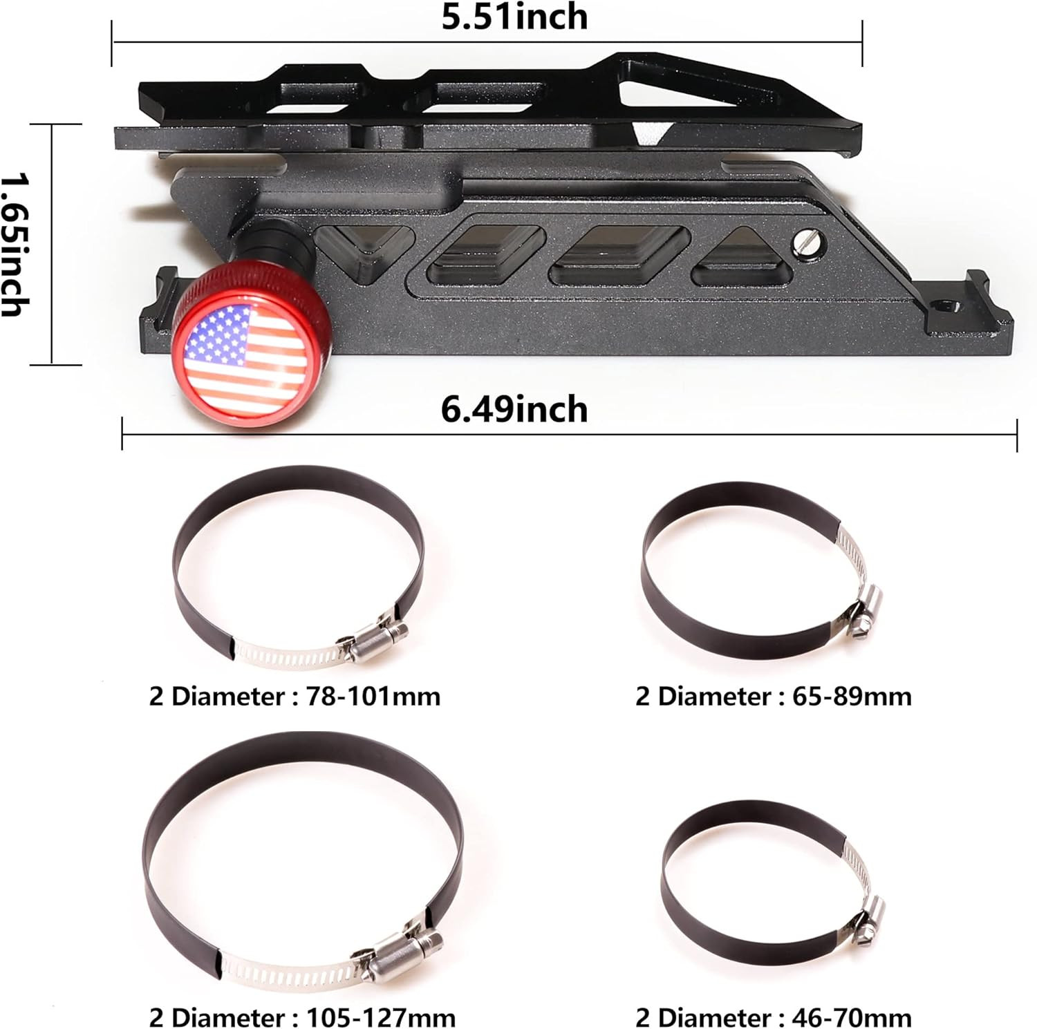 Adjustable Roll Bar Fire Extinguisher Mount Holder for Jeep Wrangler TJ