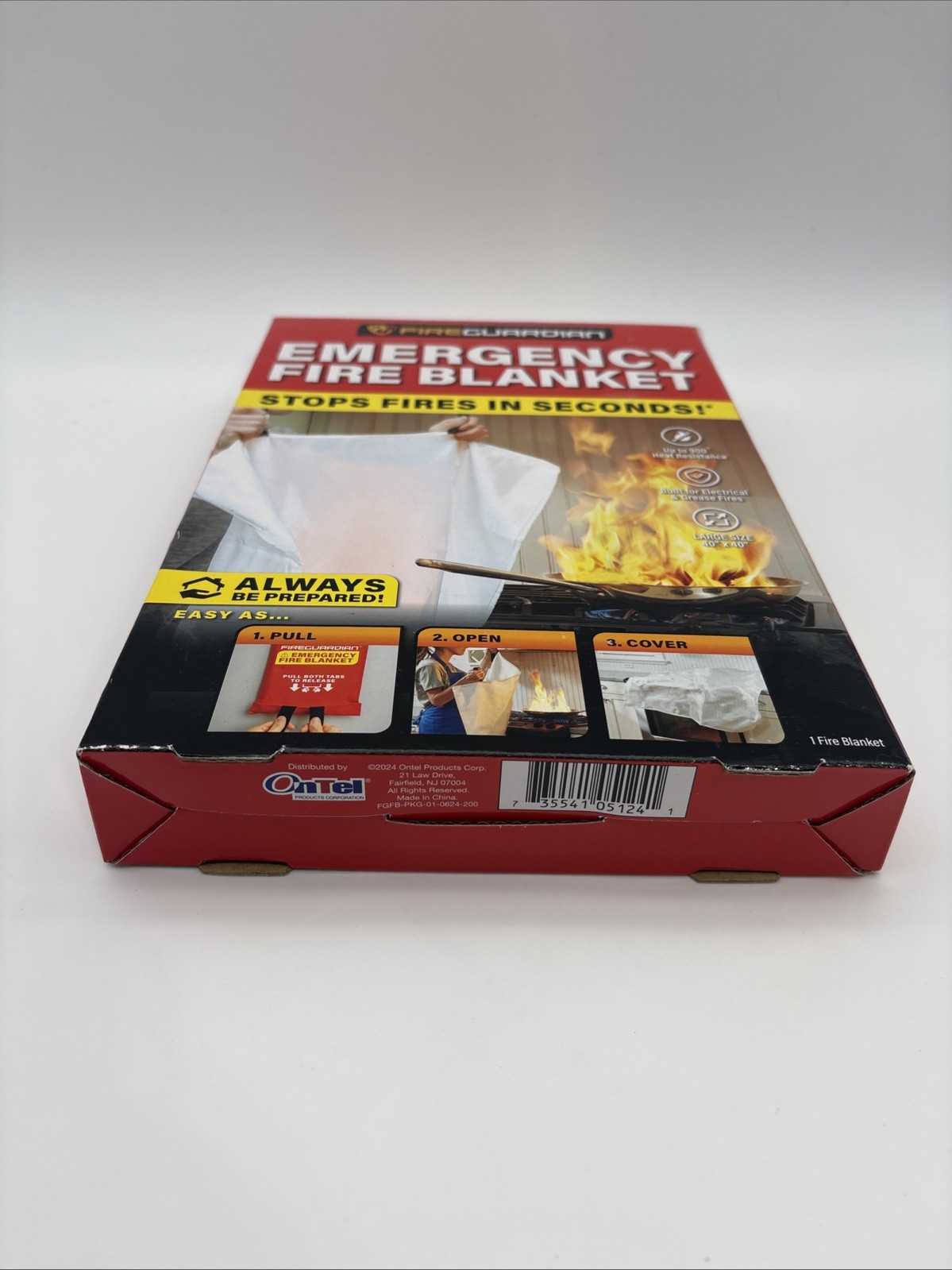 Fire Guardian Emergecy Fire Blanket 40“ X 40“ New in Box