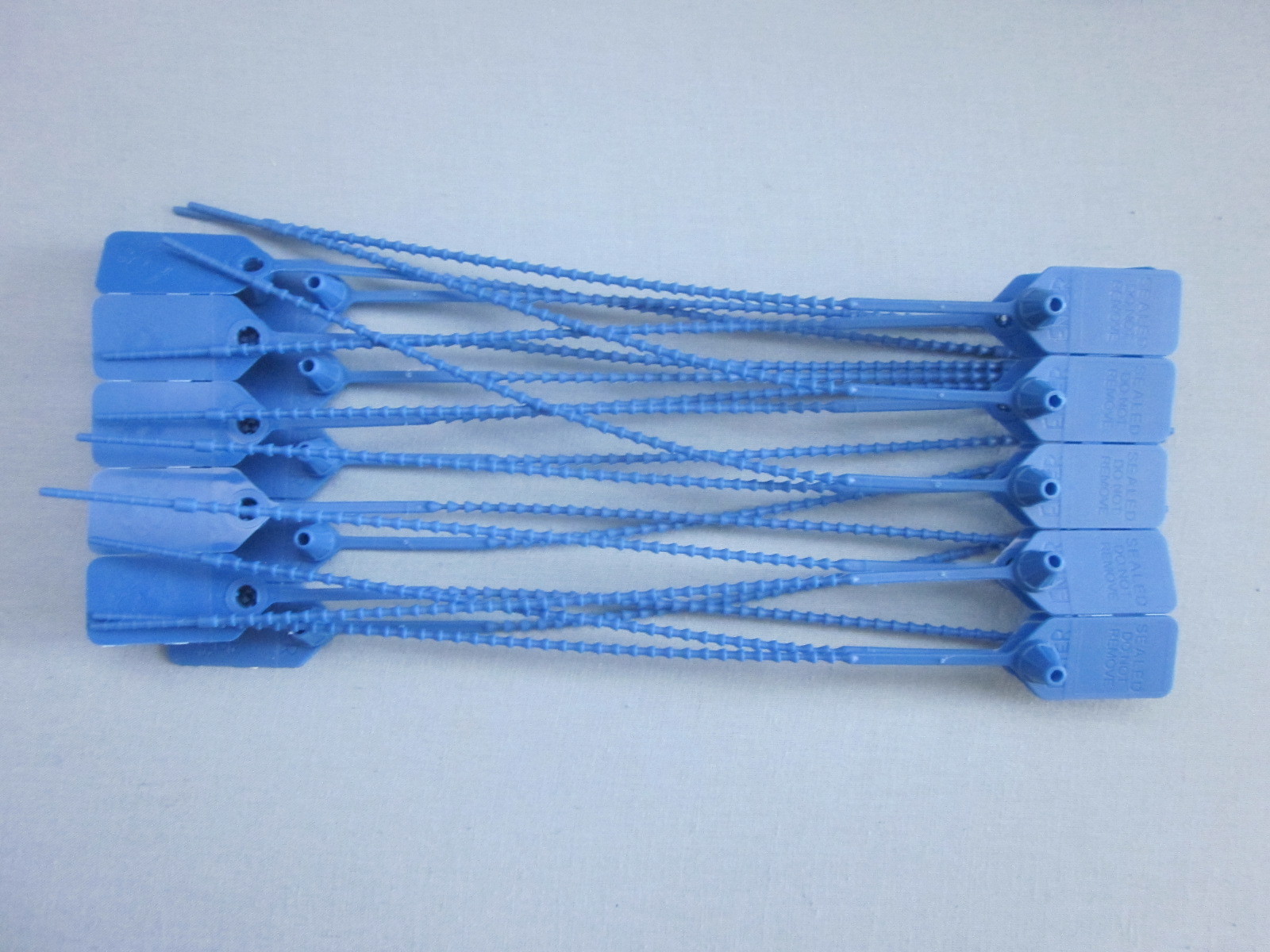 🔥🧯25-FIRE EXTINGUISHER TAMPER PROOF “FLAG” SAFETY SEALS (BLUE) U.L. APPROVED