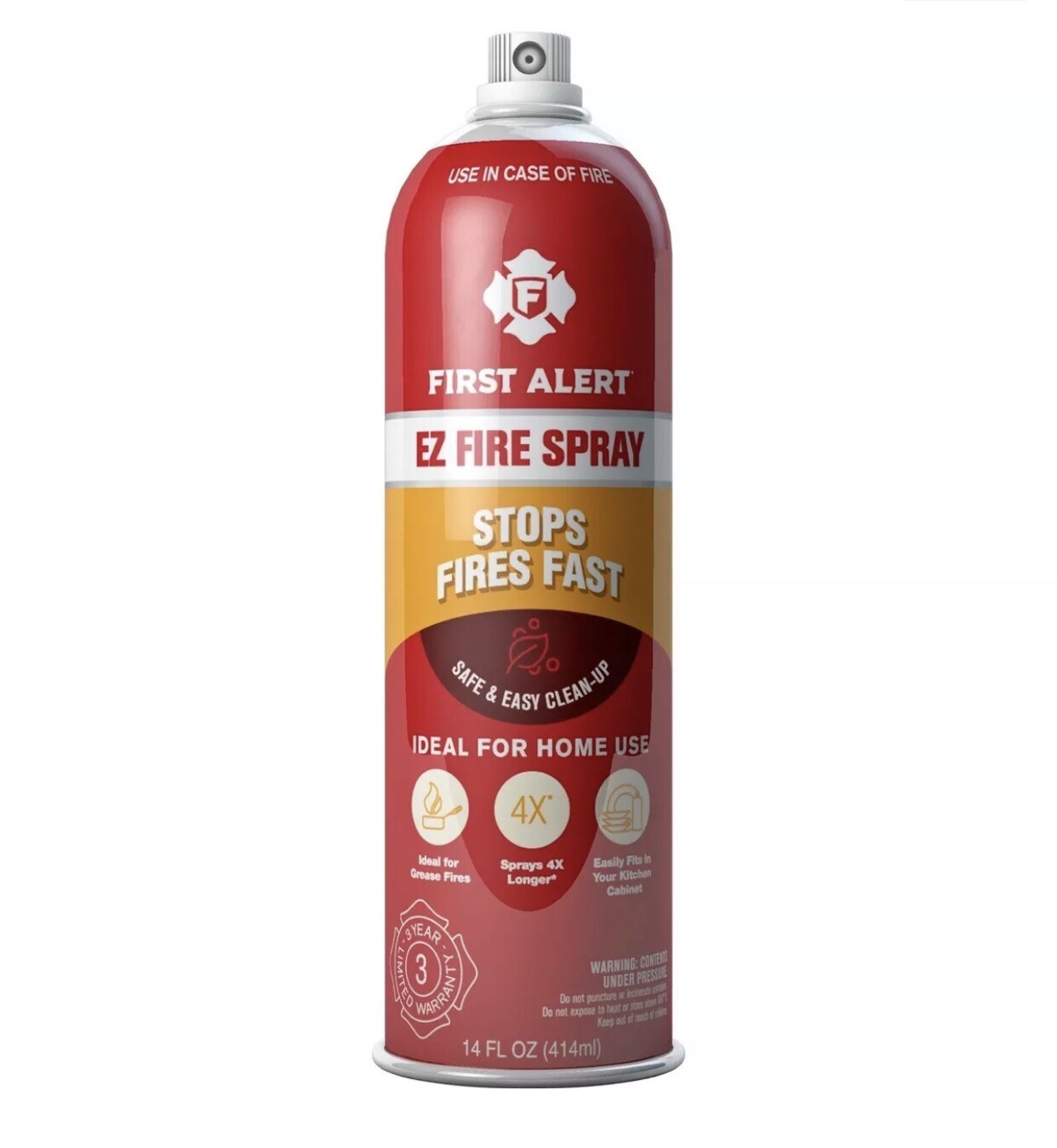First Alert Fire Extinguisher | EZ Fire Spray Fire Extinguishing Aerosol Spra…