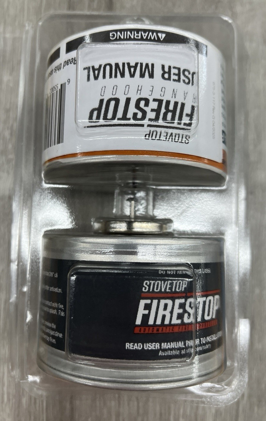 2 Pack StoveTop FireStop 675-3 RangeHood Fire Suppressor Expiration: 2/2032