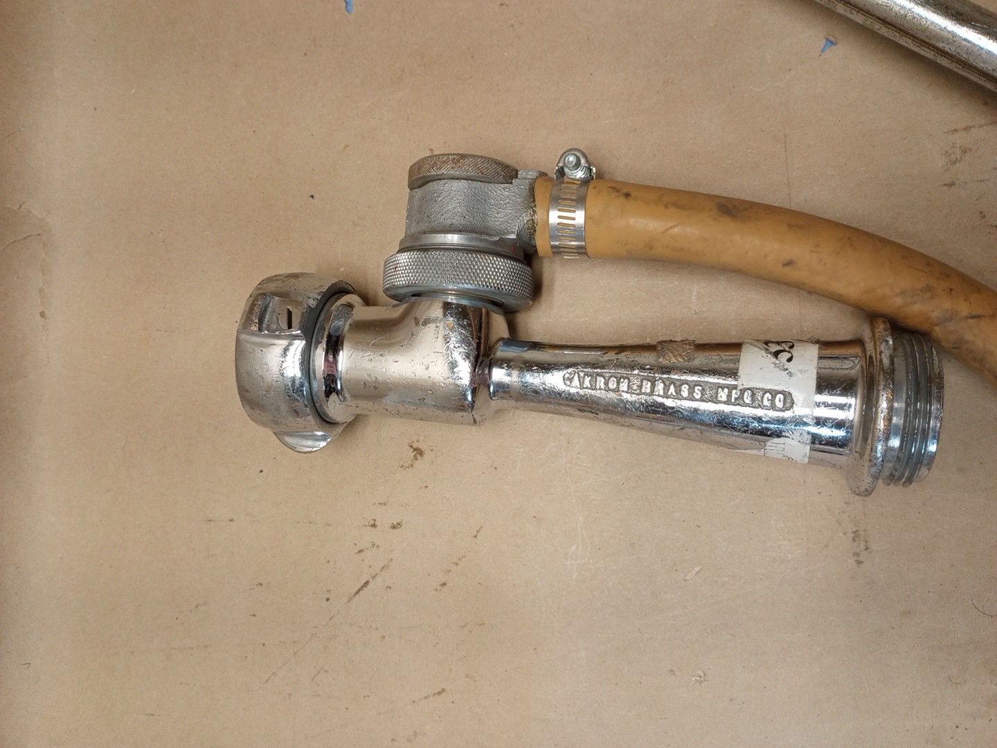 Vintage Akron Brass Style Fire Hose Foam Proportioner Eductor Firefighting 95GPM