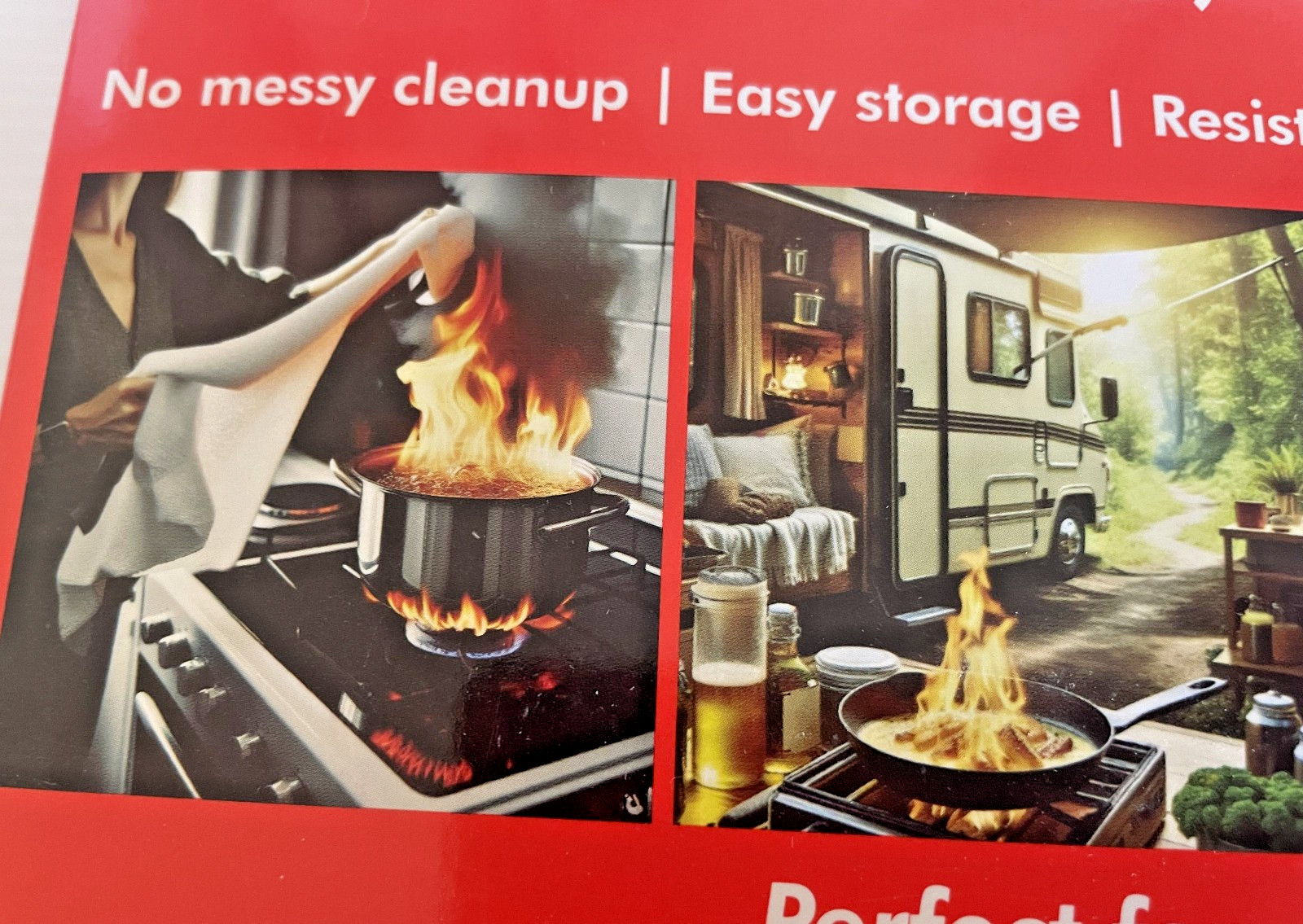 Silverback 40″ x 40″ Fireproof Fiberglass Fire Blanket NIB