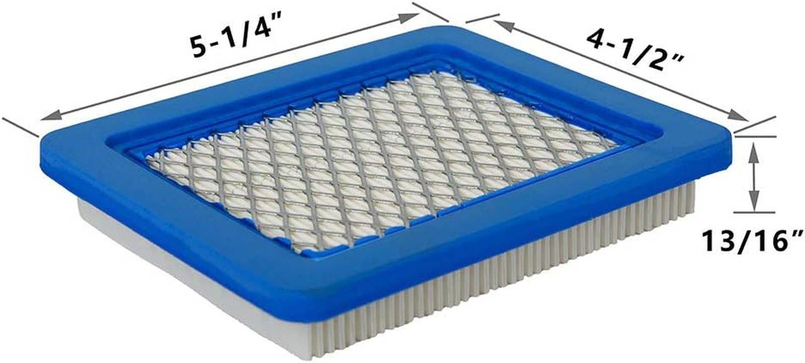5 Pack 491588S Air Filter, Compatible with Briggs Stratton 491588 4915885 Flat O