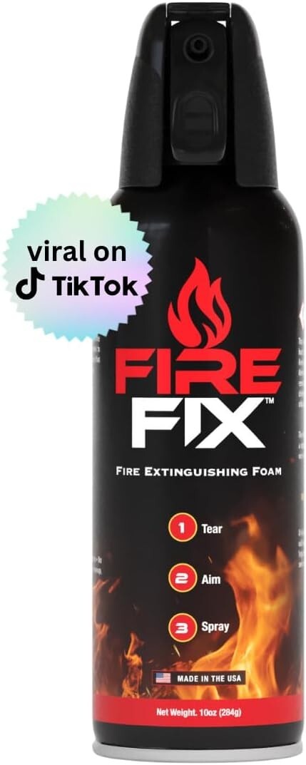 Fire Extinguisher for Home 1-Pack | Made in USA |Emergency Fire Spray …B28