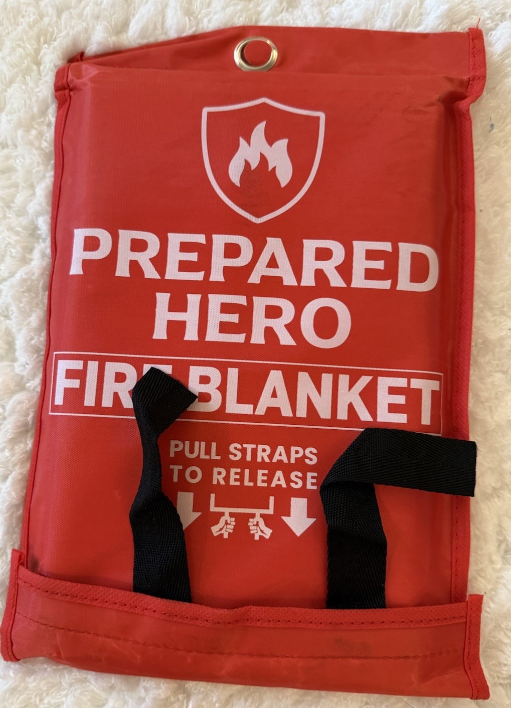 Prepared Hero Emergency Fire Blanket – 1 Pack – Fire Suppression for Kitchen,