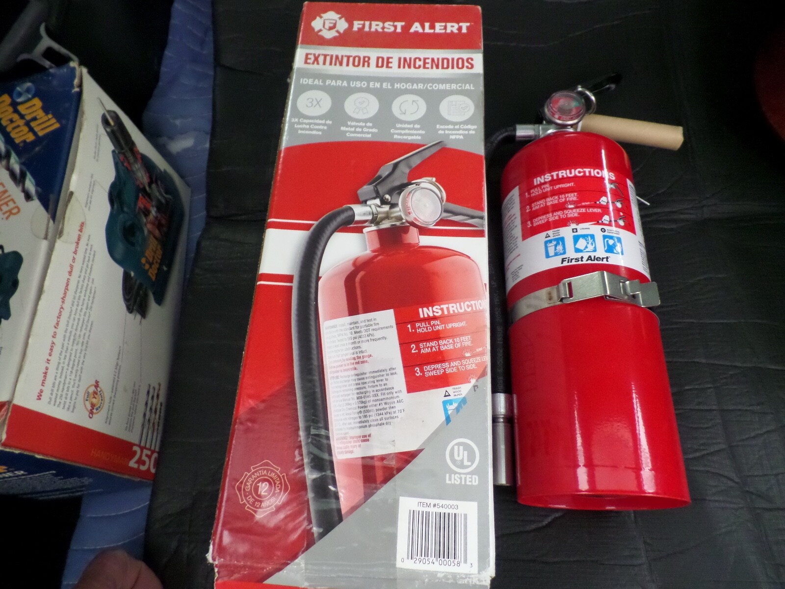 First Alert MODEL FE3A40GR 10 lb Fire Extinguisher UL Rated 3A 40B C Heavy Duty
