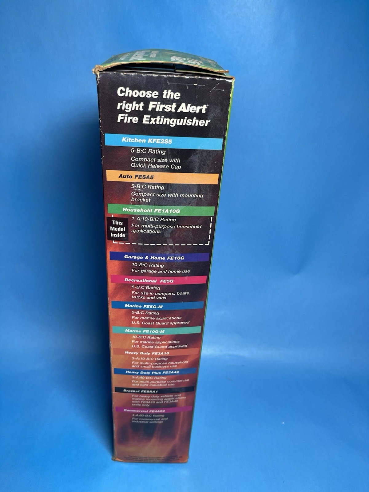 First Alert FE1A10G Multi Purpose Household Fire Extinguisher SureGrip Trigger