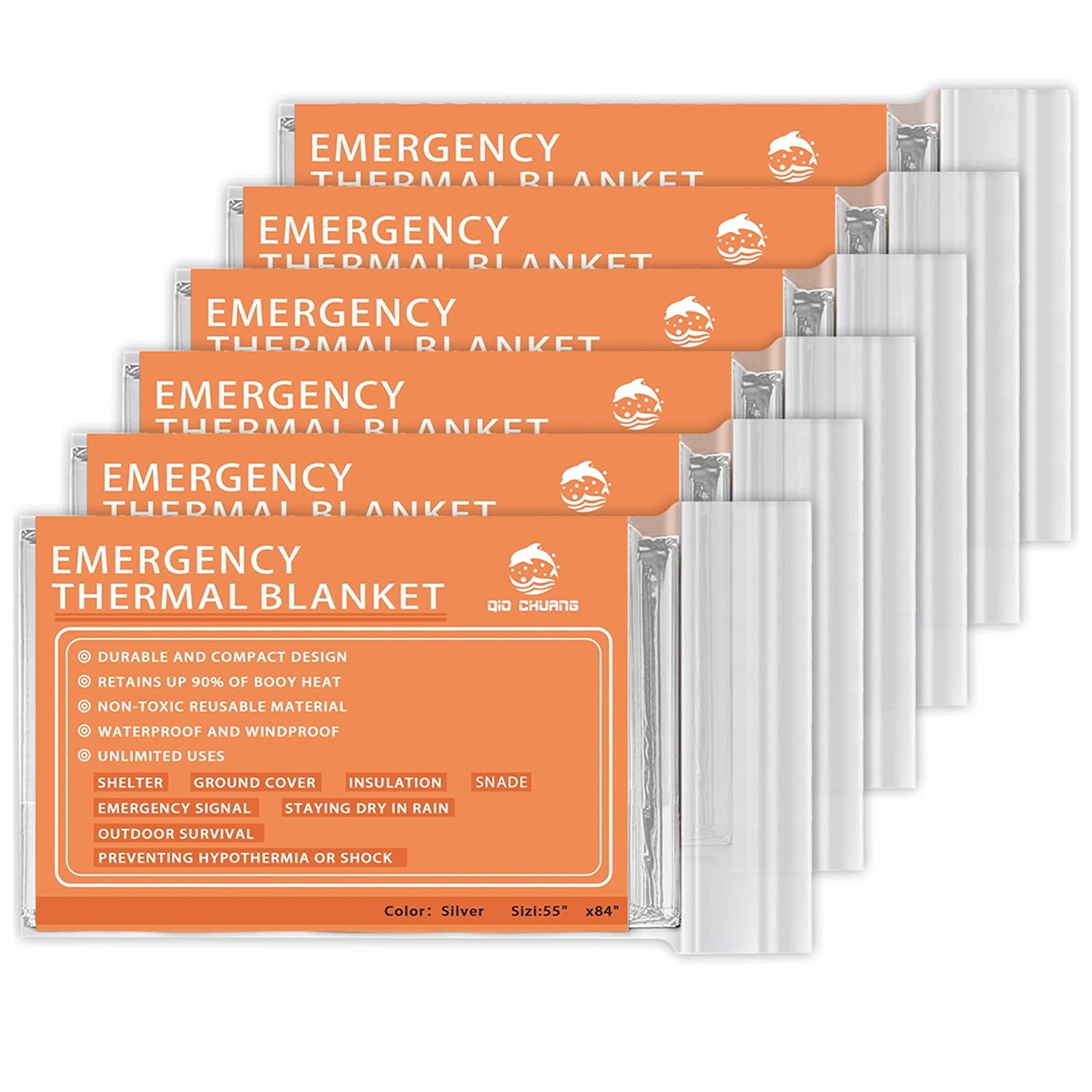 Emergency Mylar Thermal Blankets -Space Blanket Survival kit Camping Blanket …