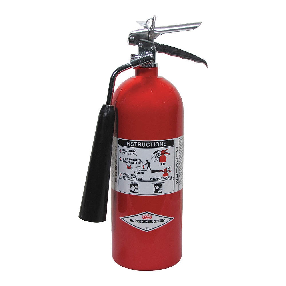 AMEREX 27774 Fire Extinguisher,Aluminum,Red,BC 9EVC5