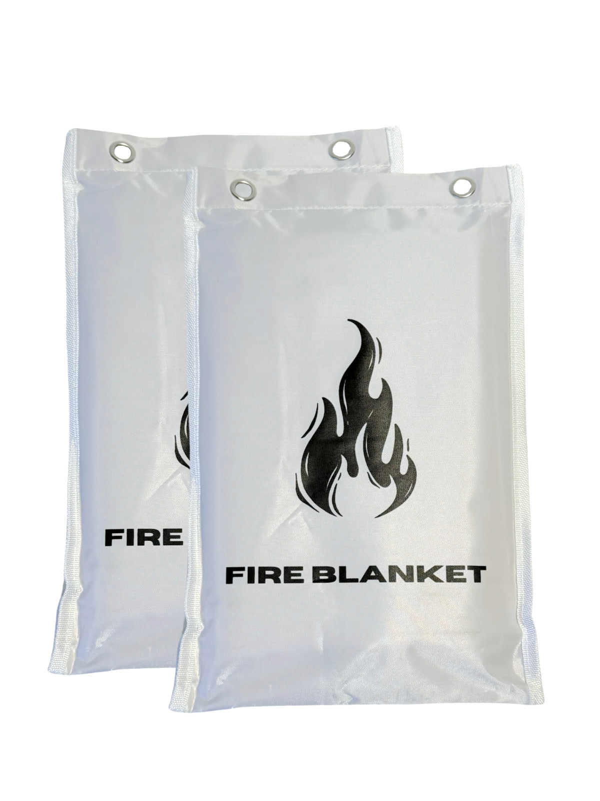 Motivpart Fire Blanket Emergency Survival Kit 2 Pack Size 39″x39″ Safety Blanket