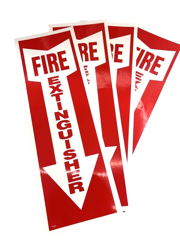 New 5LB Badger – ABC Dry Chemical Fire Extinguisher with cert tags (4 pack)