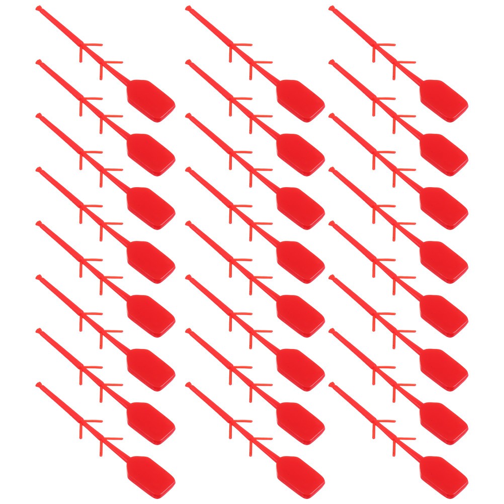 100Pcs Fire Extinguisher Tamper Seal Zip Ties Durable Plastic Safety Tags Red