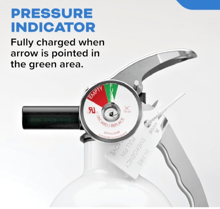 Fire Extinguisher for Boats, Single-Use 1A10BC